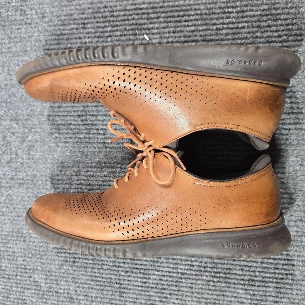 Cole Haan Shoes Mens Size 13 Original Grand‎ Perforated Leather Oxford C25351